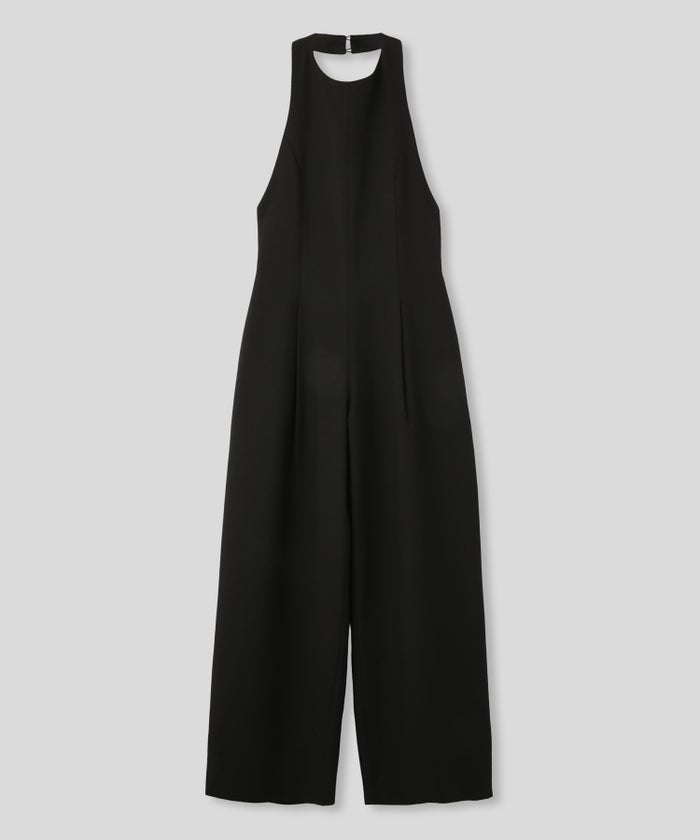 バックオープン ホルター オールインワン KINO THE KEI 海外ファッション モード 韓国ファッション 韓国風 大人モード 大人コーデ パーティー 二次会コーデ オケージョンコーデ ディナーコーデ お呼ばれコーデ ドレスライク オールインワンドレス きれいめドレス カジュアルドレス リゾートドレス