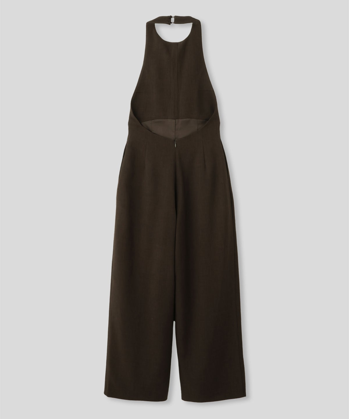 バックオープン ホルター オールインワン KINO THE KEI 海外ファッション モード 韓国ファッション 韓国風 大人モード 大人コーデ パーティー 二次会コーデ オケージョンコーデ ディナーコーデ お呼ばれコーデ ドレスライク オールインワンドレス きれいめドレス カジュアルドレス リゾートドレス