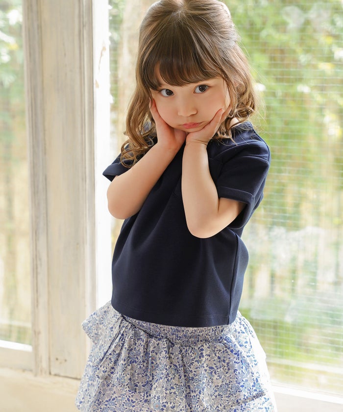 カットソー トップス 親子 Tシャツ シンプル リンクコーデ お揃いコーデ kids キッズ 子供