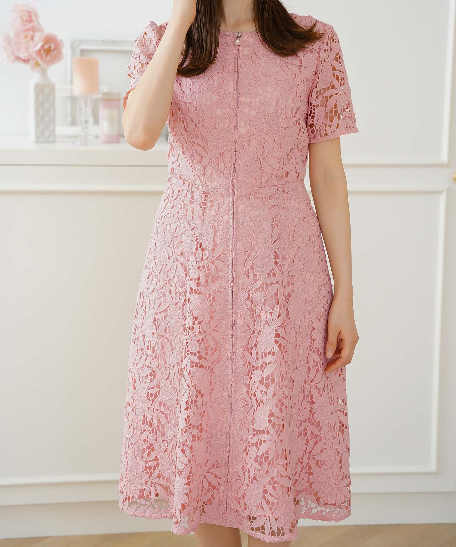 フロントファスナー ワンピース Prima Scherrer