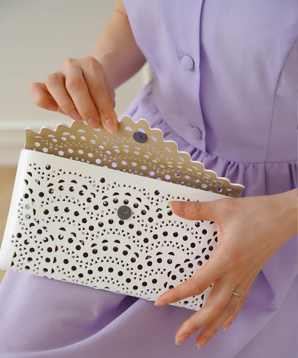 雑貨 小物 バッグ レディース おすすめ 人気 おしゃれ かわいい 小さめ 大人 レース ジョイントスペース