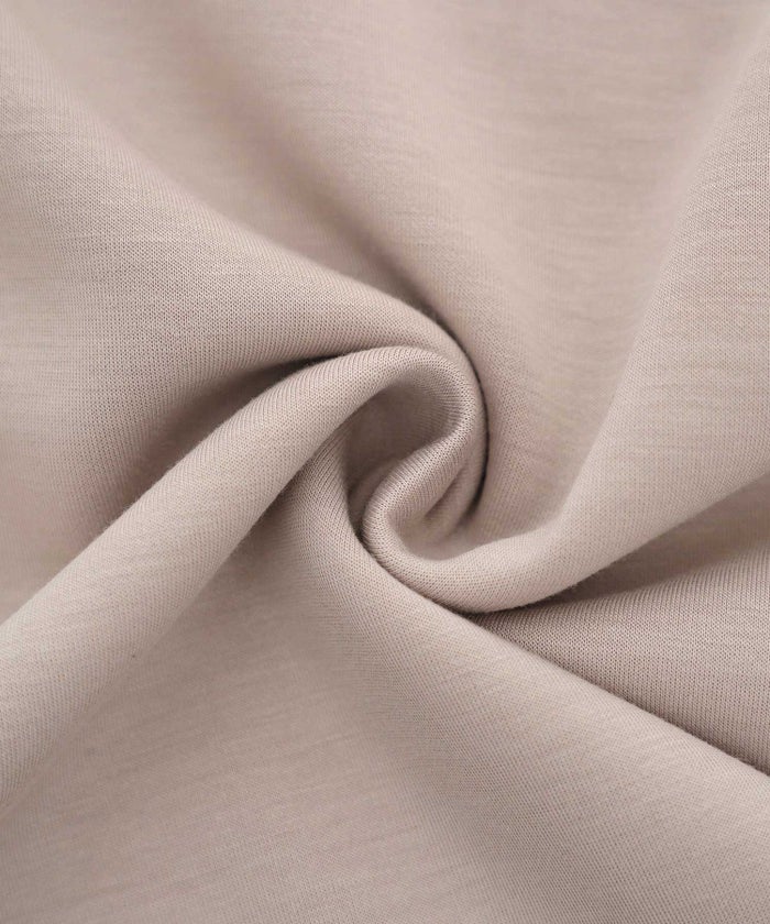 トップス カットソー 花襟 映え 襟付き 取り外し 2WAY 涙あき 半袖 Tシャツ タック ふんわり 二の腕カバー クルーネック ゆとり ホワイト ネイビー ピンク 配色 春 夏 秋 パンツコーデ