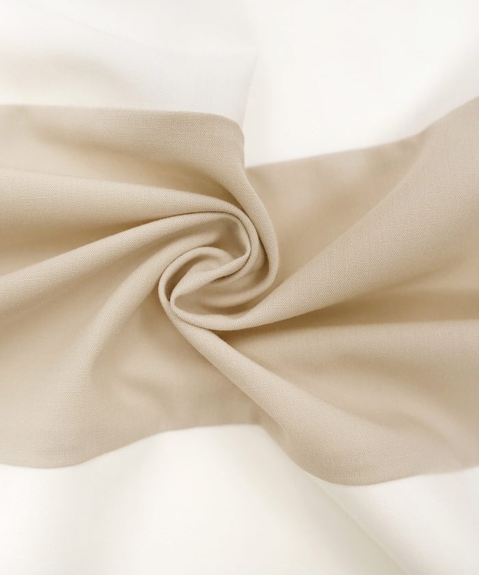 スカート フレア ベージュ ボーダー 通勤 デート 女子会 フェミニン ジョイントスペース