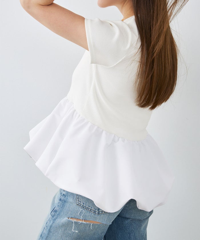 手洗い可 日本製 かわいい 上品 きれいめ 大人カジュアル オフィス シンプル Vネック 体型カバー ジョイントスペース