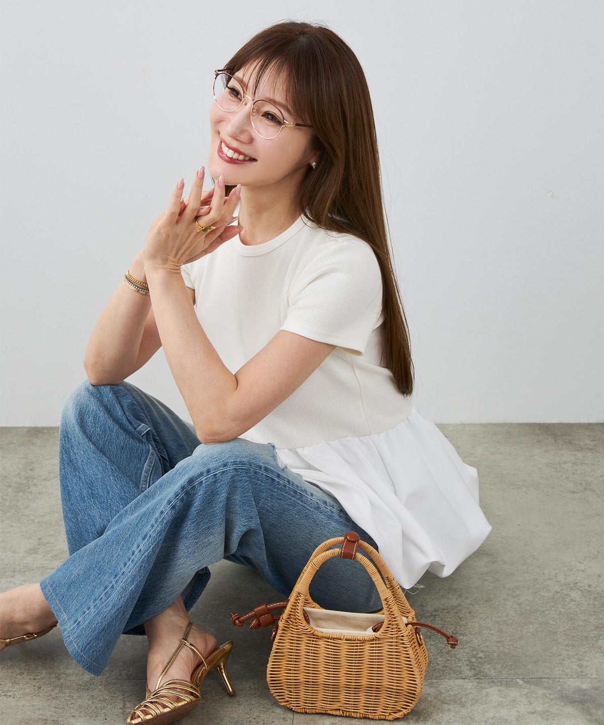 手洗い可 日本製 かわいい 上品 きれいめ 大人カジュアル オフィス シンプル Vネック 体型カバー ジョイントスペース