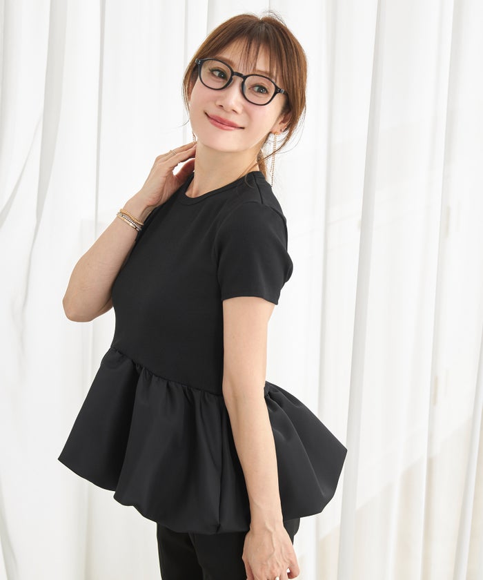 手洗い可 日本製 かわいい 上品 きれいめ 大人カジュアル オフィス シンプル Vネック 体型カバー ジョイントスペース