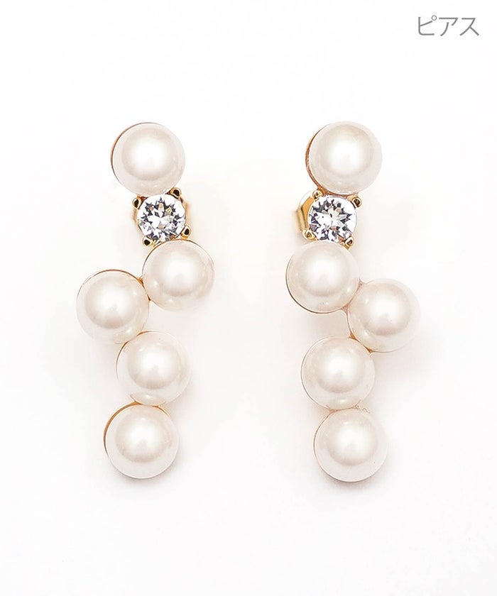 パール リズム ピアス イヤリング Pearl Rhythm Pierce Earring