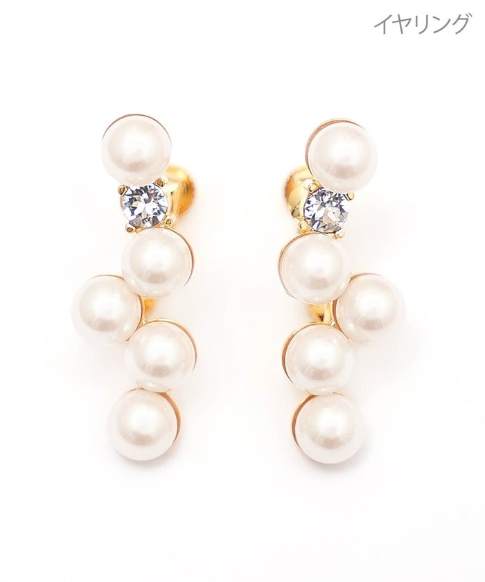 パール リズム ピアス イヤリング Pearl Rhythm Pierce Earring