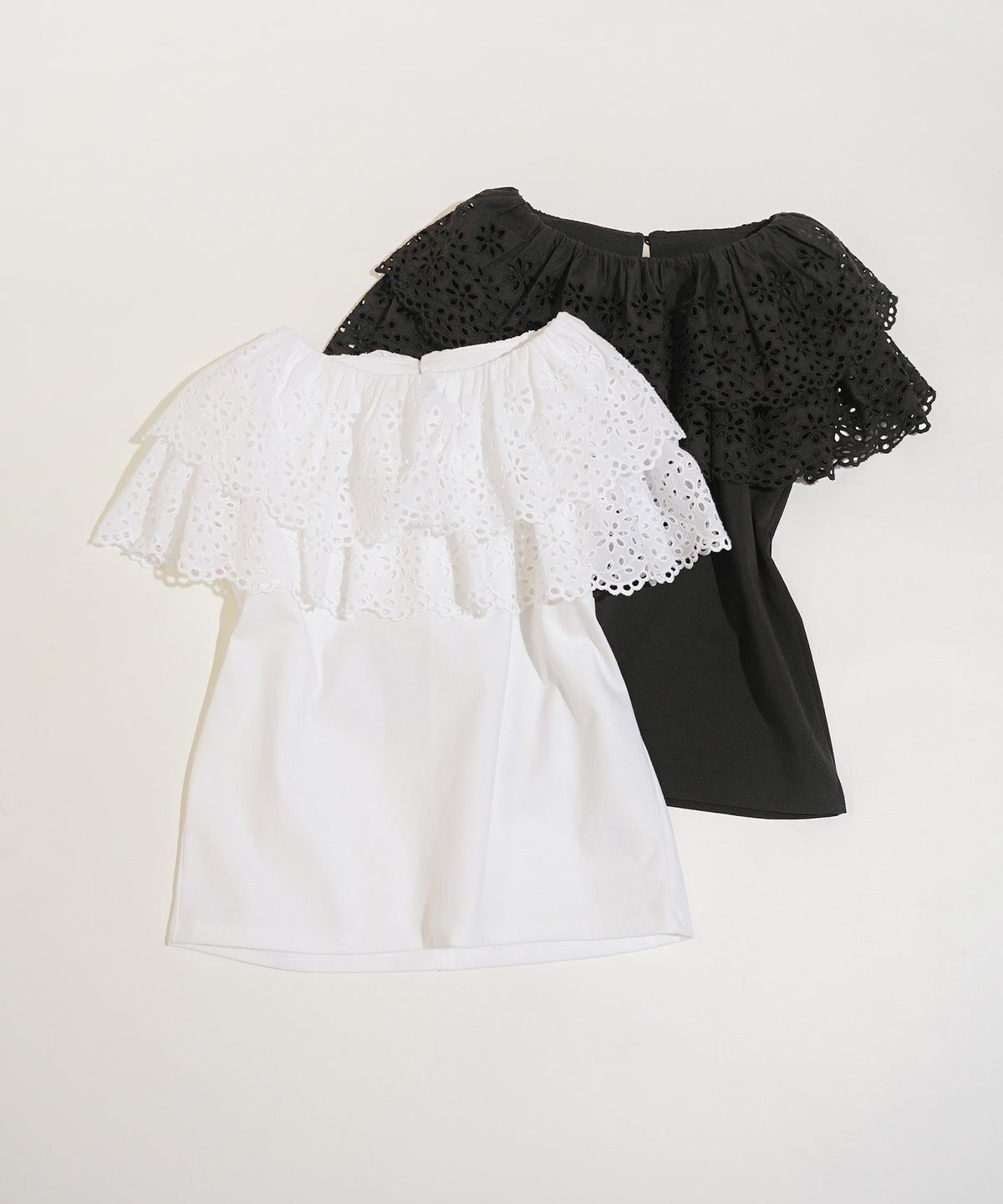 手洗い可 トップス 上品 かわいい 大人カジュアル きれいめ フェニミン おすすめ 白黒 夏 ジョイントスペース
