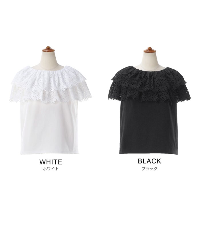 手洗い可 トップス 上品 かわいい 大人カジュアル きれいめ フェニミン おすすめ 白黒 夏 ジョイントスペース