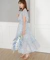 ワンピース レディース 春夏秋 きれいめ おしゃれ かわいい 人気 エレガント 体型カバー 花柄 華やか ジョイントスペース
