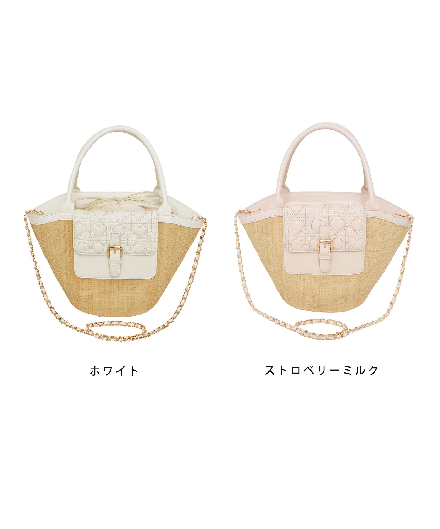 【現行 未使用】 シンクビー かごバッグ バッソサバーナ 巾着 ハート ベージュ Think Bee!（シンクビー） 【新品 正規品】Think Bee!シンクビー