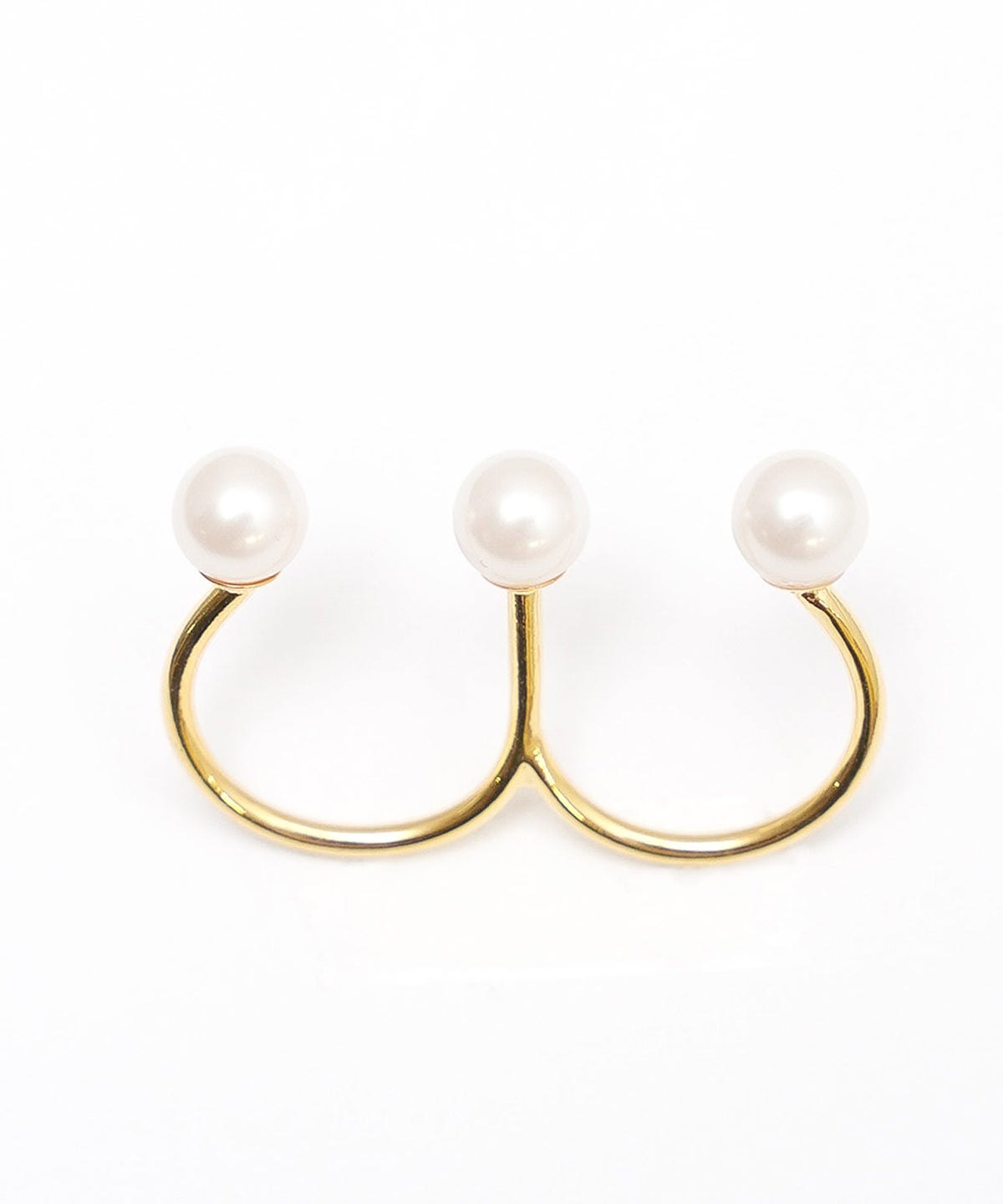 リンク パール オープン リング Link Pearl Open Ring