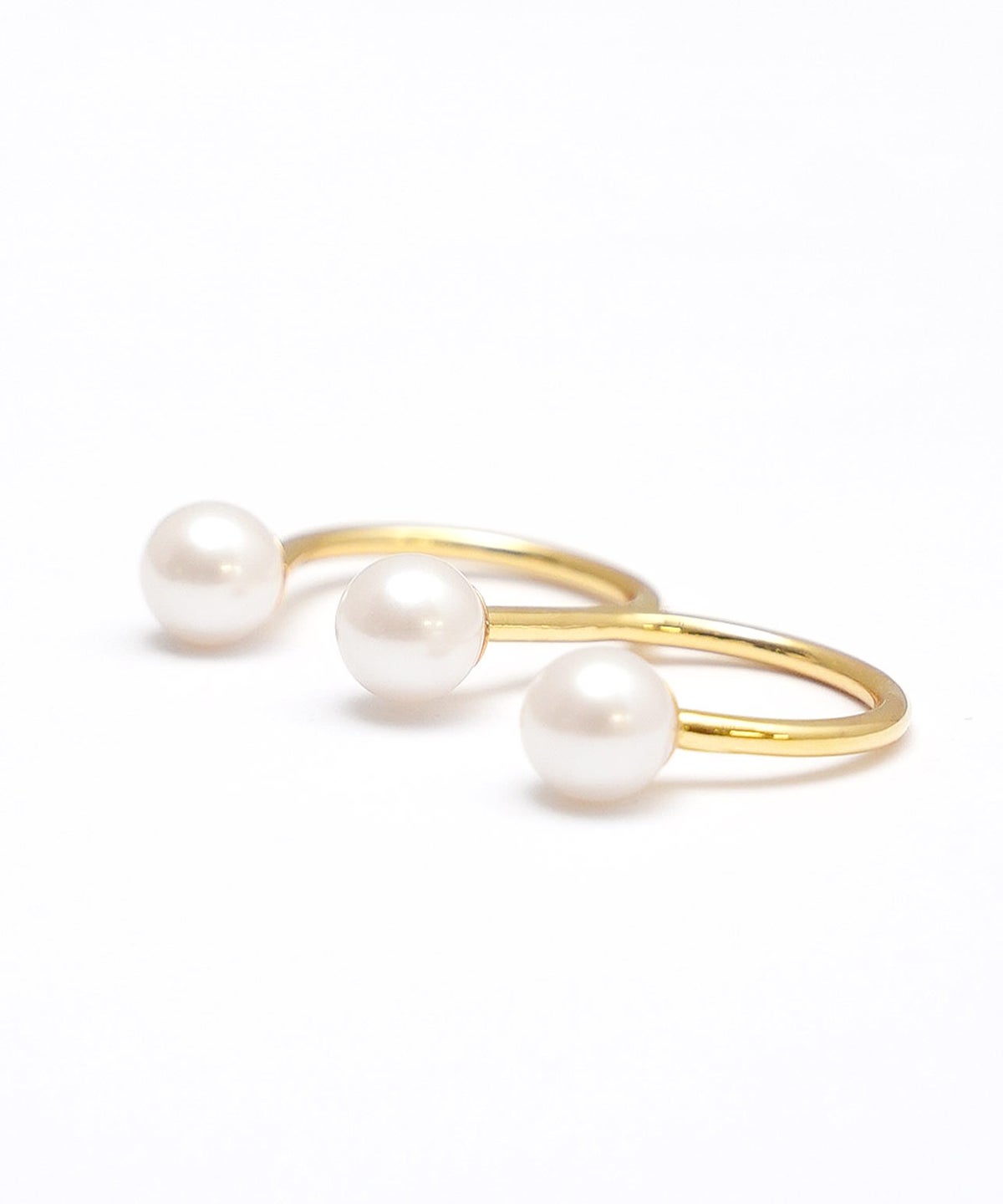 リンク パール オープン リング Link Pearl Open Ring