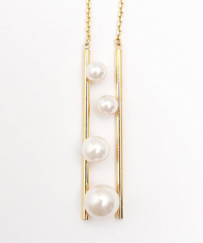 リュミエール ライン パール ネックレス Lumiere Line Pearl Necklace