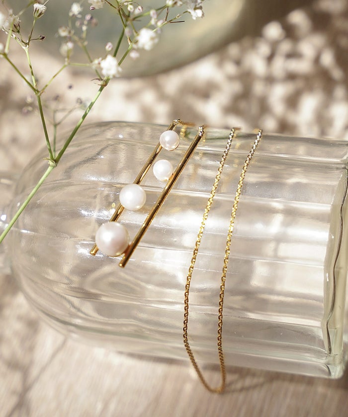 リュミエール ライン パール ネックレス Lumiere Line Pearl Necklace