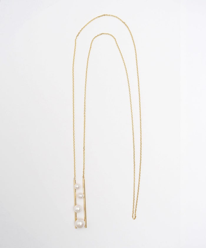 リュミエール ライン パール ネックレス Lumiere Line Pearl Necklace