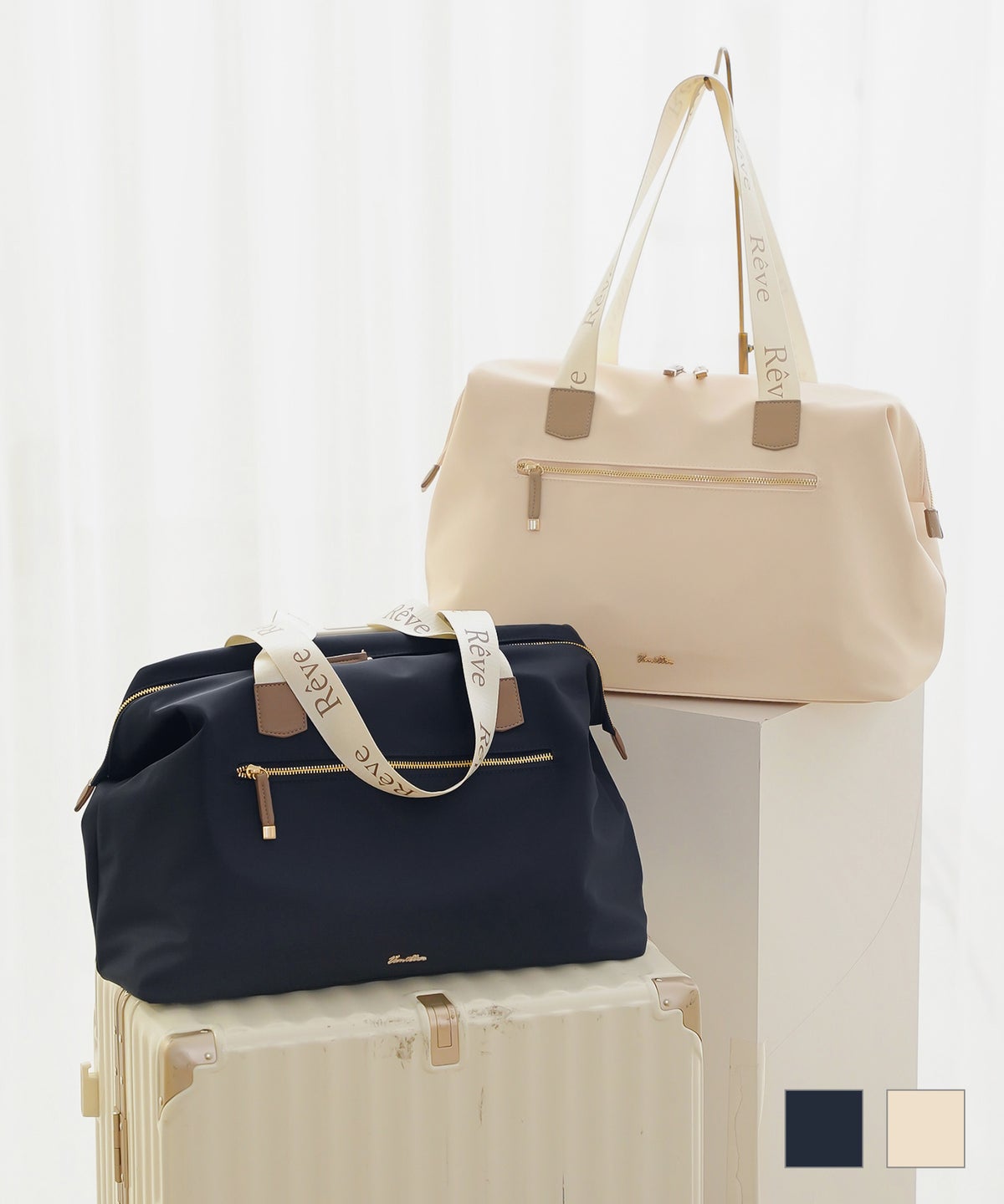 がまぐち Reve ボストン バッグ le reve vaniller