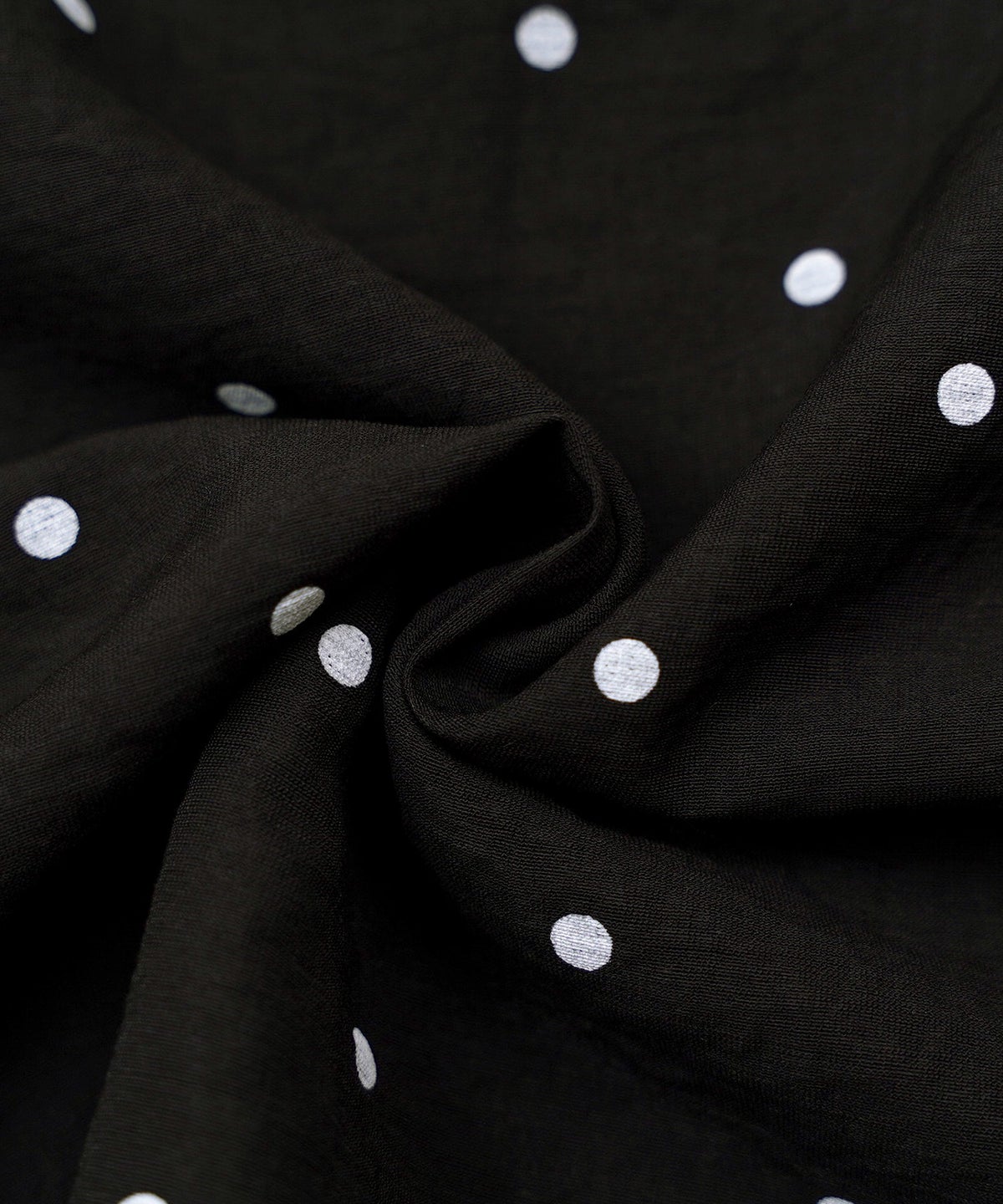 ブラウス ブラック ドット フレア袖 フリル ボウタイ ジョイントスペース