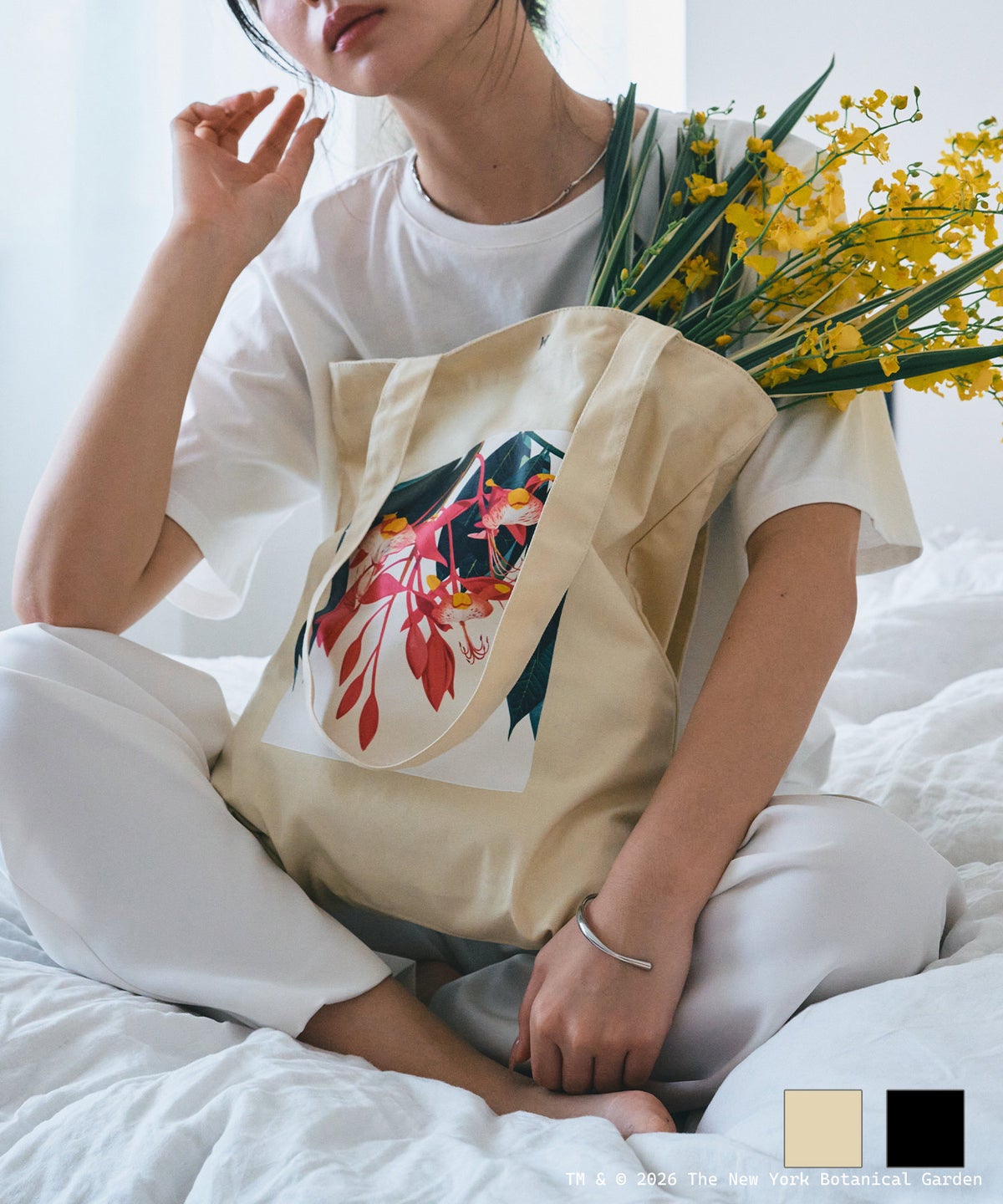 お出かけバッグ ギフト プレゼント プチギフト 誕生日プレゼント 記念日ギフト カジュアル エレガント 海外系 きれいめ 韓国風 韓国系NYBG ヨウラクボク プリント トート バック KINO THE KEI