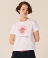 Tシャツ/カットソー/オリジナル/コンパクト プリント 半袖Tシャツ TINA：JOJUN 