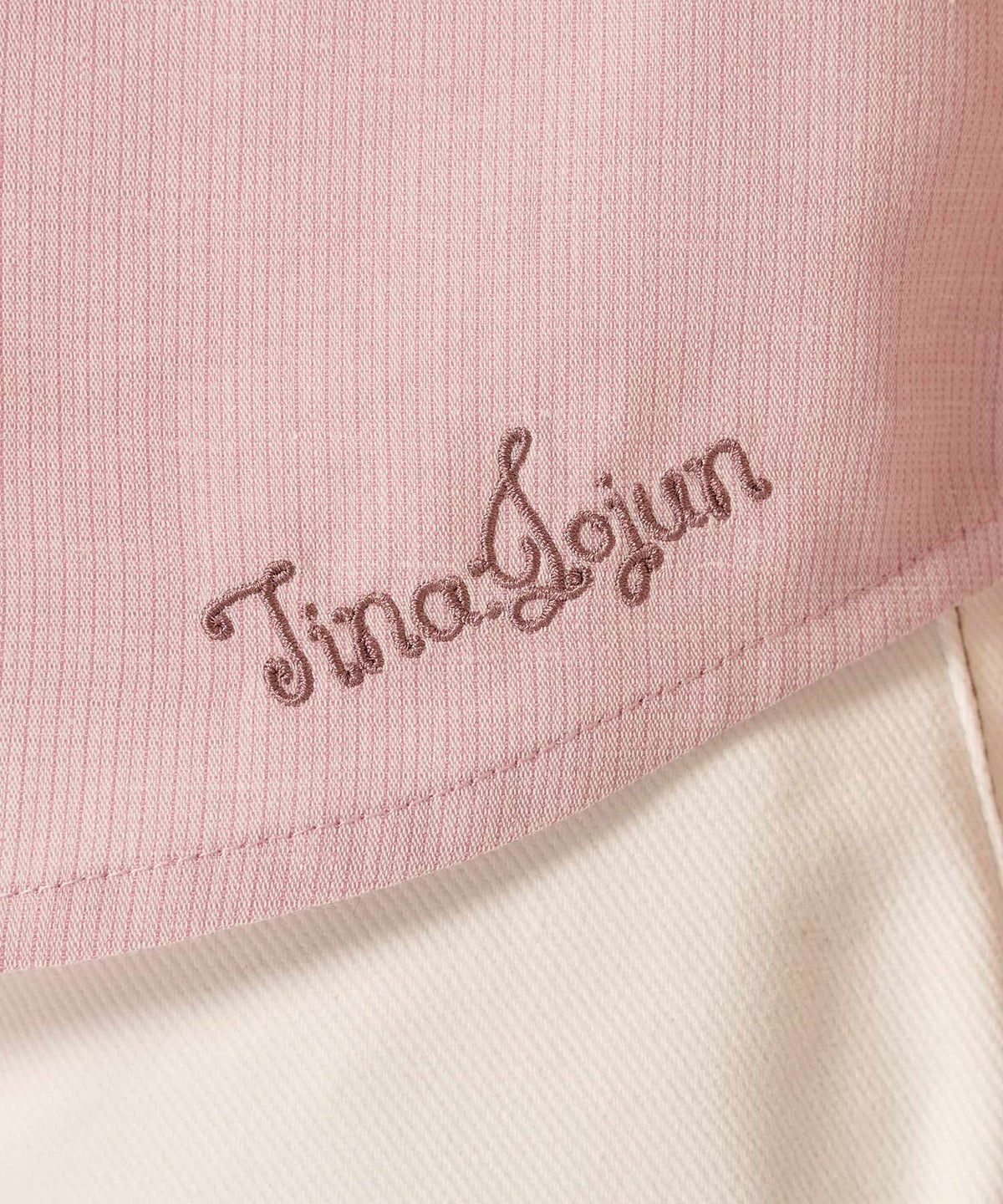 トップス/襟/ポケット付き 半袖 シャツ TINA：JOJUN