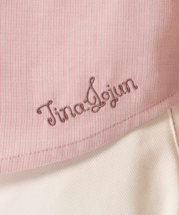 トップス/襟/ポケット付き 半袖 シャツ TINA：JOJUN