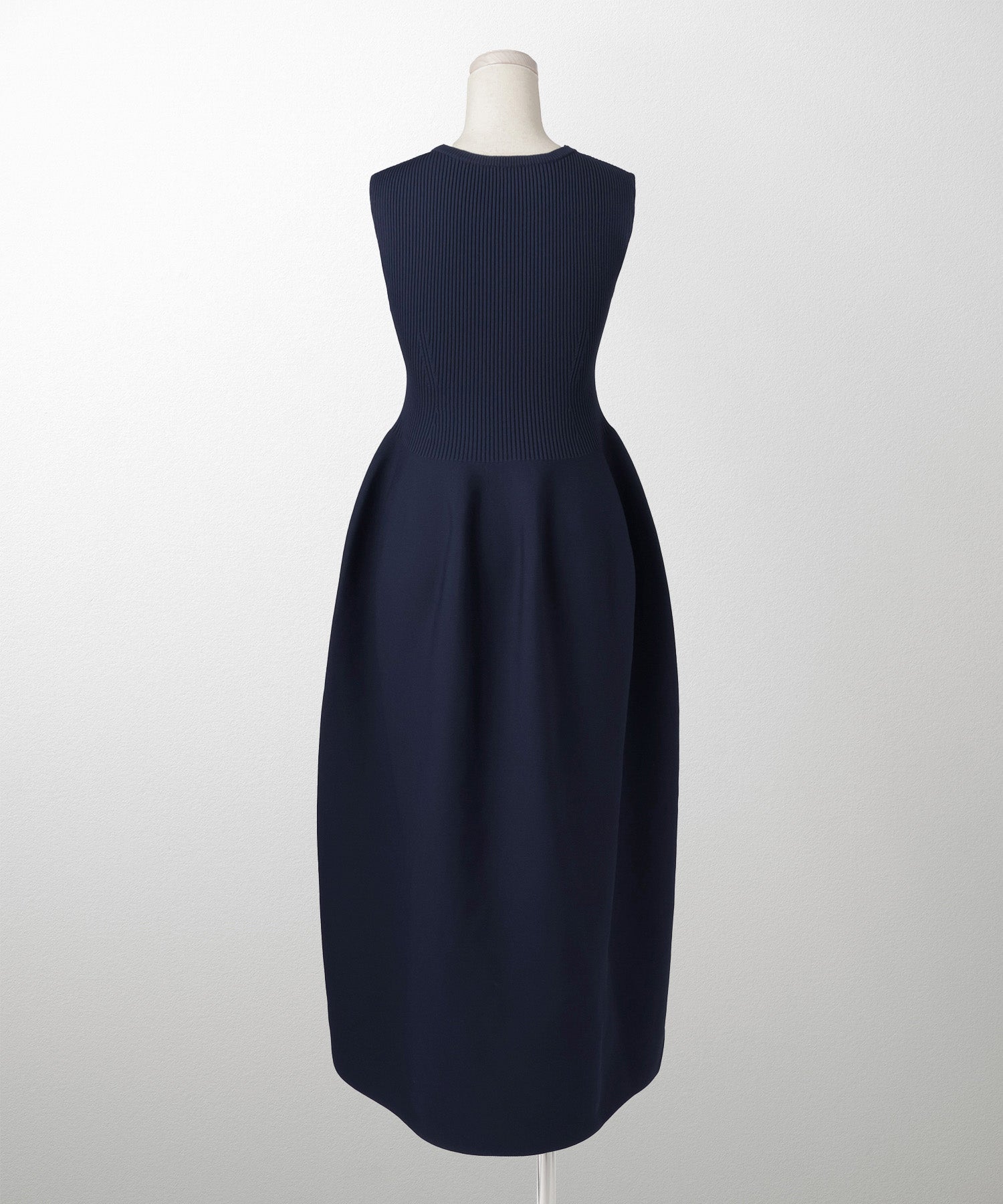 10days-SALE ホールガーメント ノースリーブ ニット ワンピース HUIT