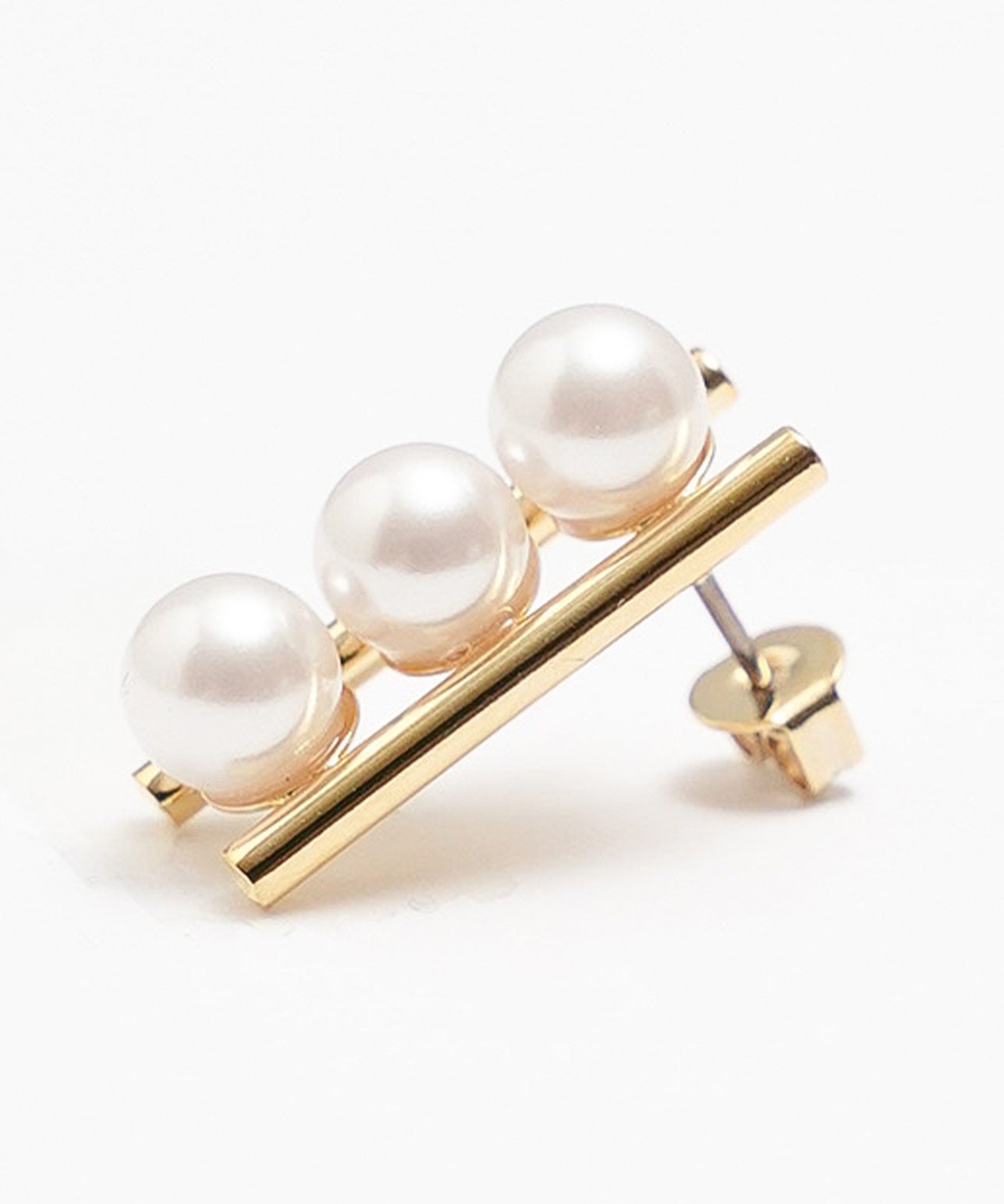 リュミエール ライン パール ピアス イヤリング Lumiere Line Pearl