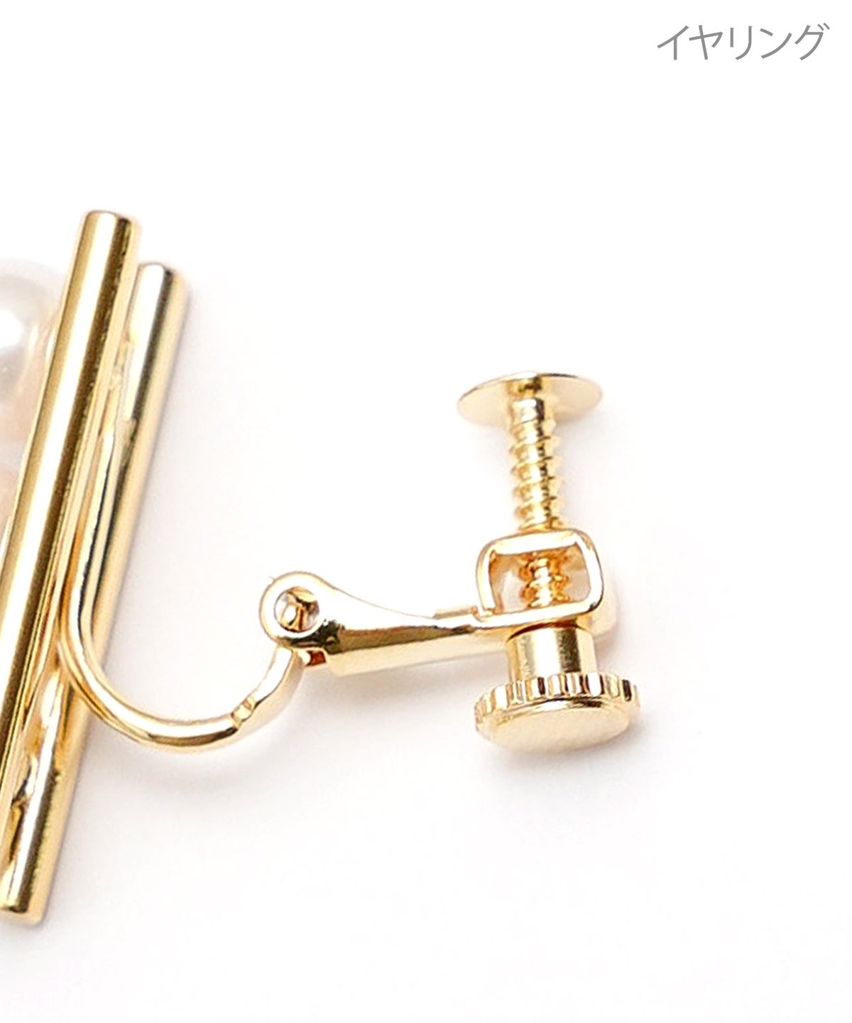 リュミエール ライン パール ピアス イヤリング Lumiere Line Pearl Pierce Earring