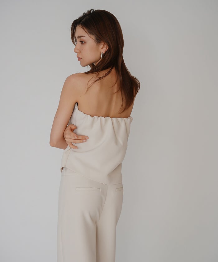ワイドパンツ ハイウエスト 美脚 セットアップ モード 韓国風 きれいめ 上品 ハイウエスト ワイド パンツ ( セットアップ可 ) KINO THE KEI