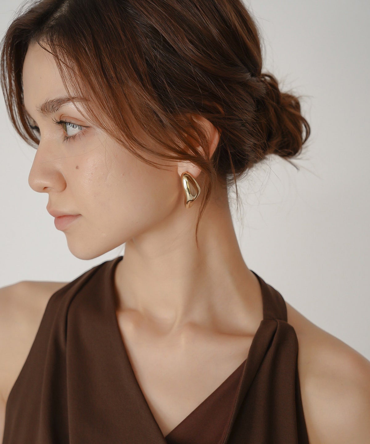 モードピアス シルバーピアス 韓国風 アクセサリー 上品 個性派 natural objects ピアス KINO THE KEI