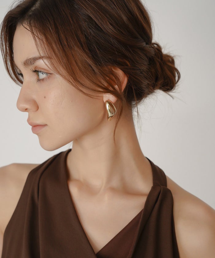 モードピアス シルバーピアス 韓国風 アクセサリー 上品 個性派 natural objects ピアス KINO THE KEI
