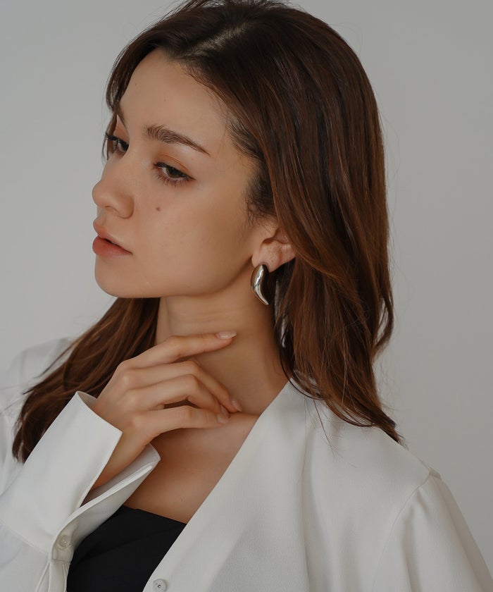 モードピアス シルバーピアス 韓国風 アクセサリー 上品 個性派 natural objects ピアス KINO THE KEI