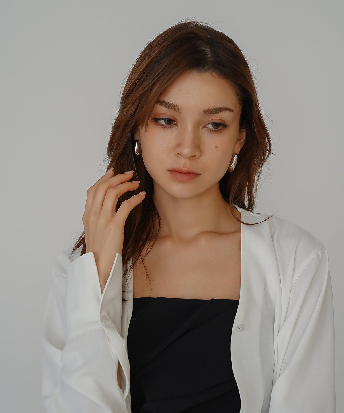 モードピアス シルバーピアス 韓国風 アクセサリー 上品 個性派 natural objects ピアス KINO THE KEI