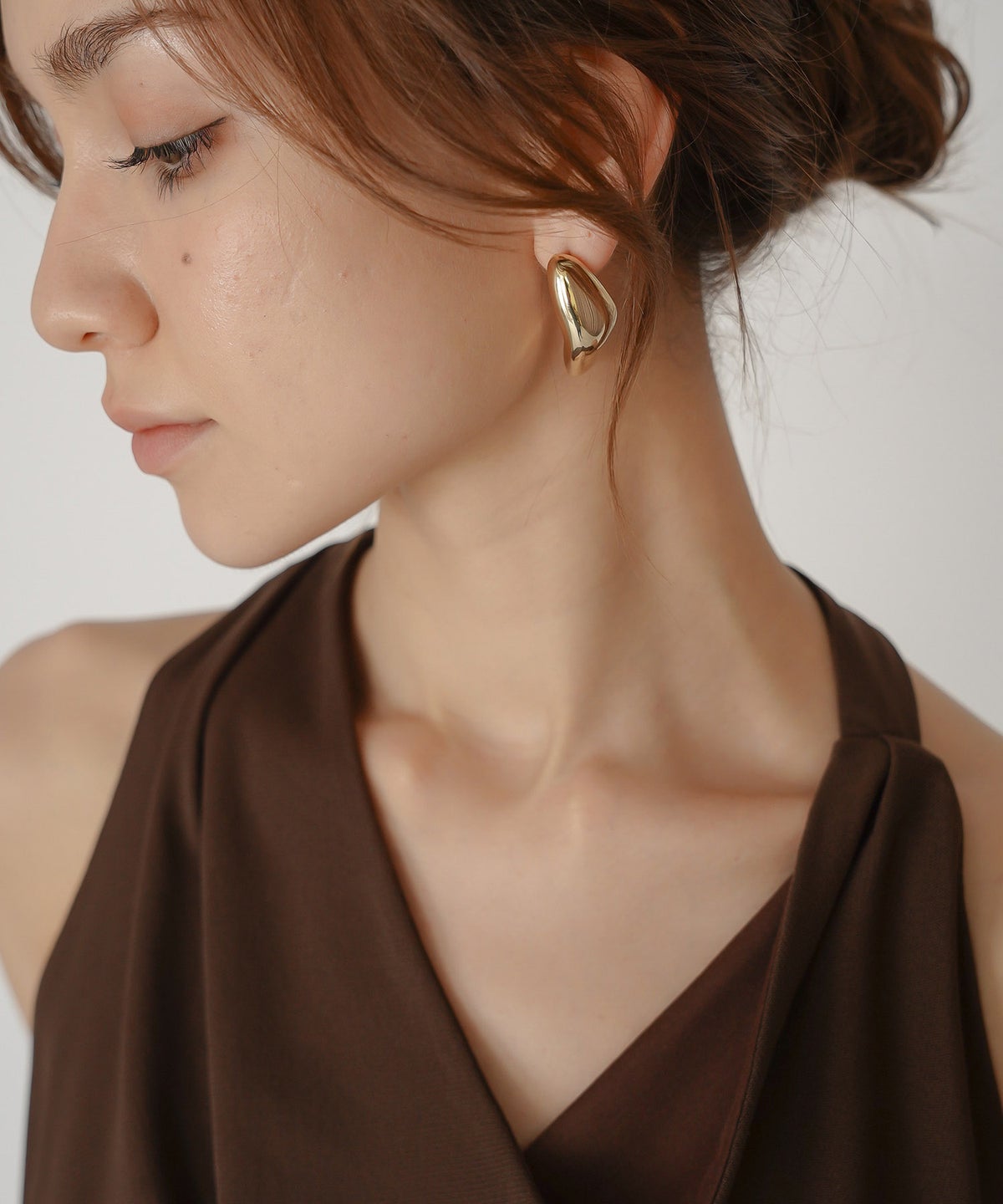 モードピアス シルバーピアス 韓国風 アクセサリー 上品 個性派 natural objects ピアス KINO THE KEI