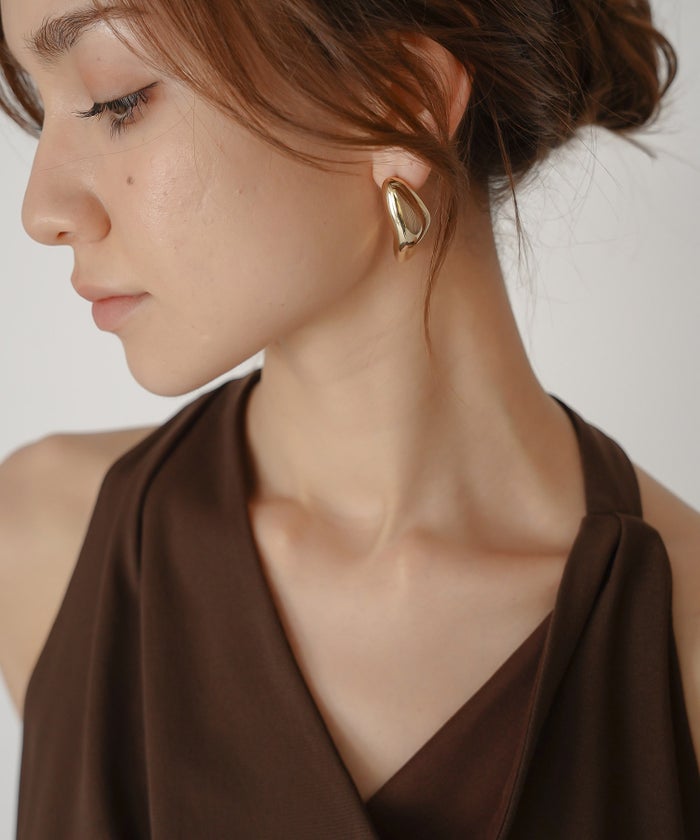 モードピアス シルバーピアス 韓国風 アクセサリー 上品 個性派 natural objects ピアス KINO THE KEI