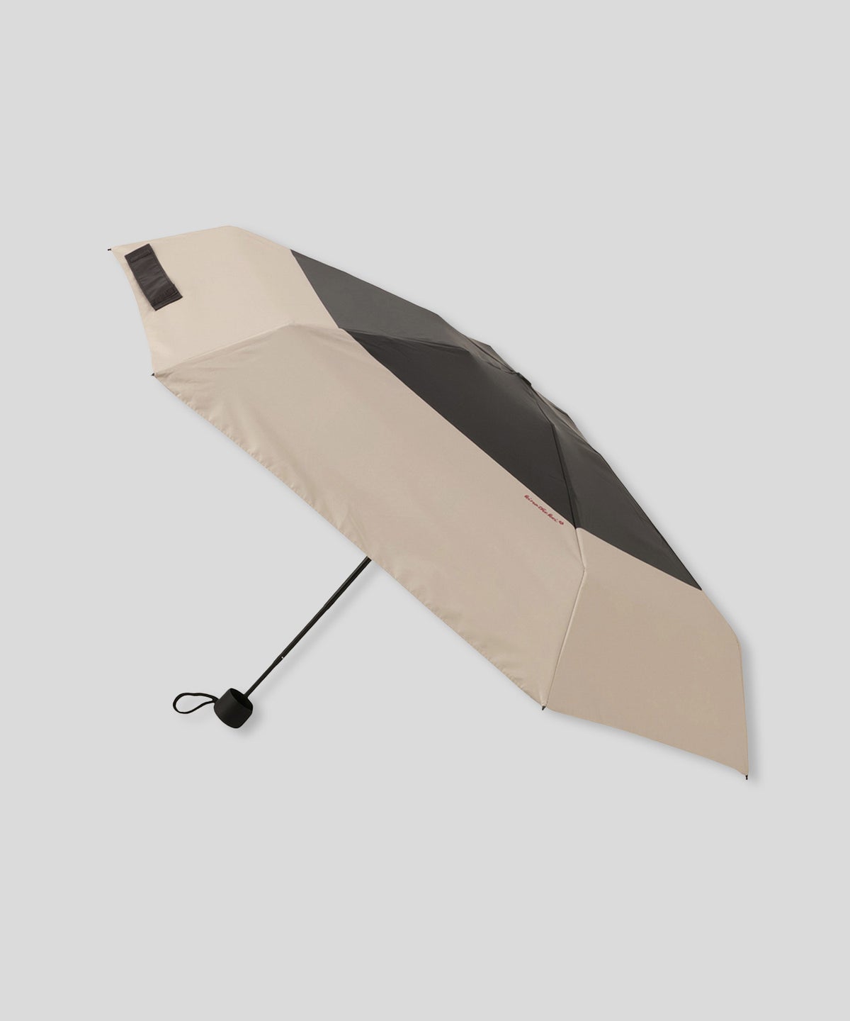 晴雨兼用 折り畳み傘 UV対策 日傘 軽量 コンパクト 通勤 旅行 上品 ［晴雨兼用］バイカラー ロゴポイント ハイビスカス アンブレラ KINO THE KEI