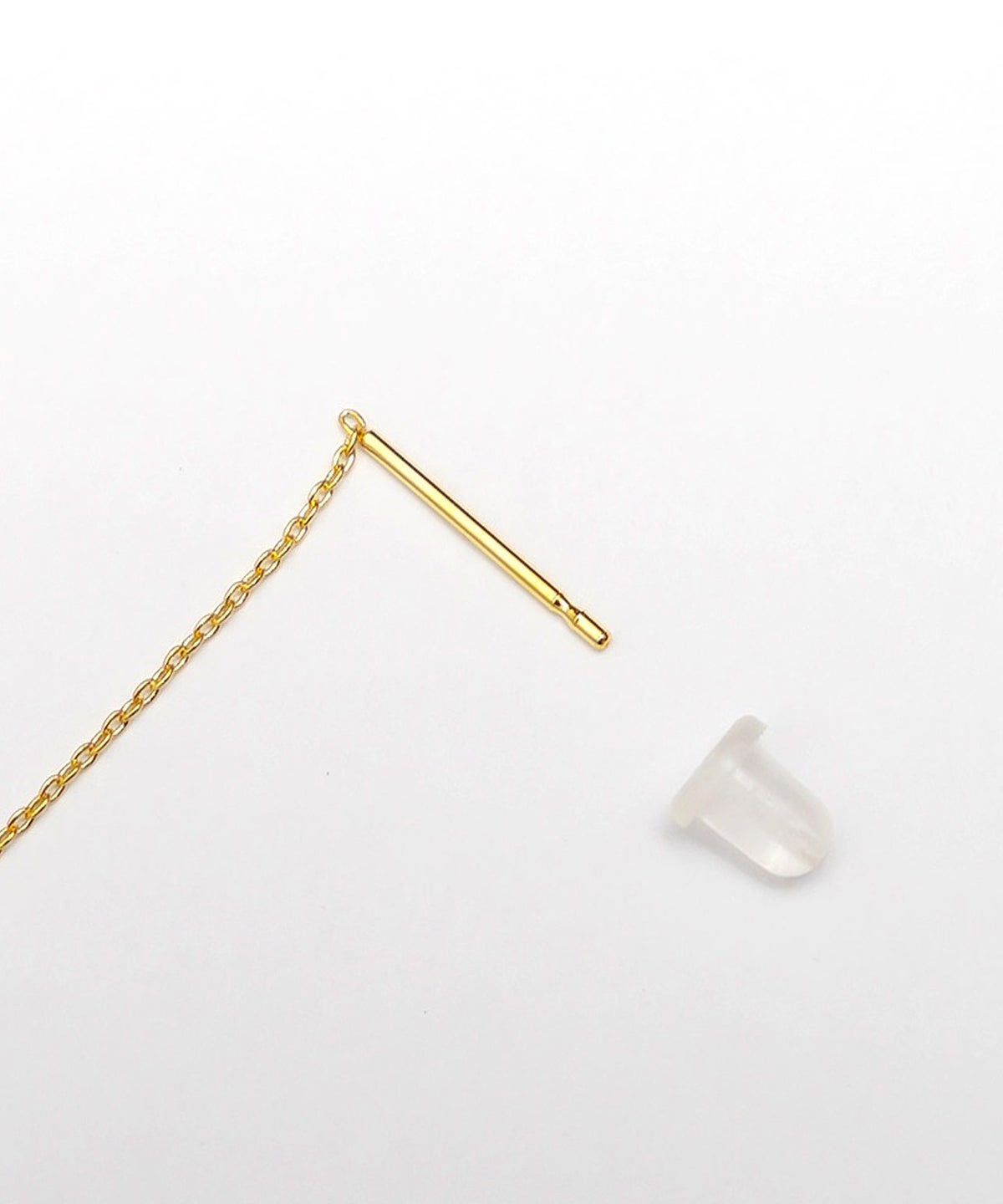 クリスタル ドロップ チェーン ピアス Crystal Drop Chain Pierce