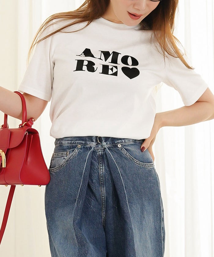 手洗い可 日本製 機能性素材 シンプル 大人カジュアル 着回し カットソー 夏 ジョイントスペース プリントTシャツ Liala×PG