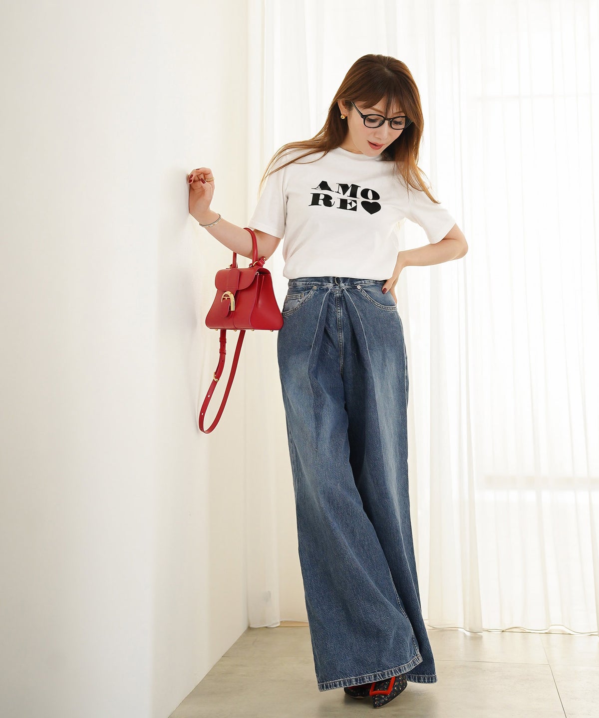 手洗い可 日本製 機能性素材 シンプル 大人カジュアル 着回し カットソー 夏 ジョイントスペース プリントTシャツ Liala×PG
