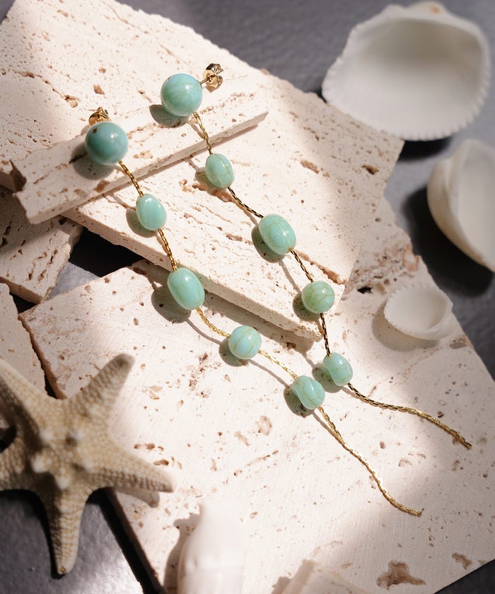 ターコイズ ブリーズ ピアス イヤリング Turquoise Breeze Pierce Earring