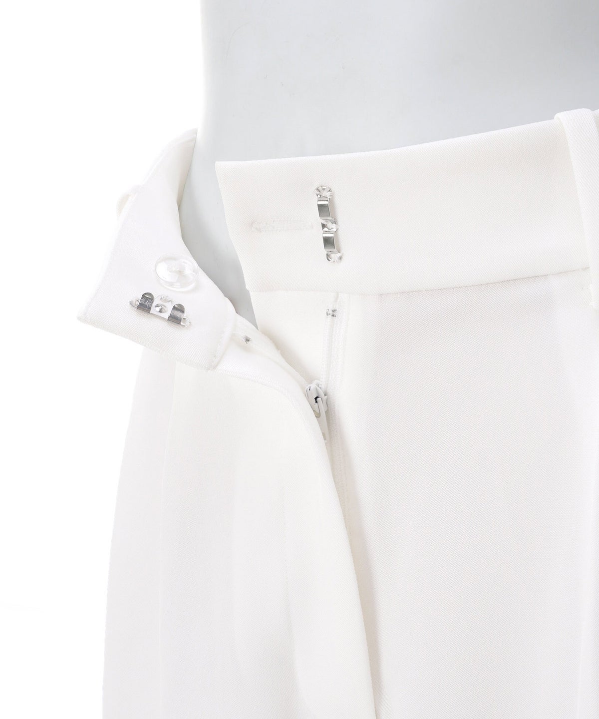 手洗い可 XSサイズ オフィス 大人カジュアル きれいめ  白黒 上品 ロング 美脚 上品 ジョイントスペース とろみワイドパンツ Liala×PG