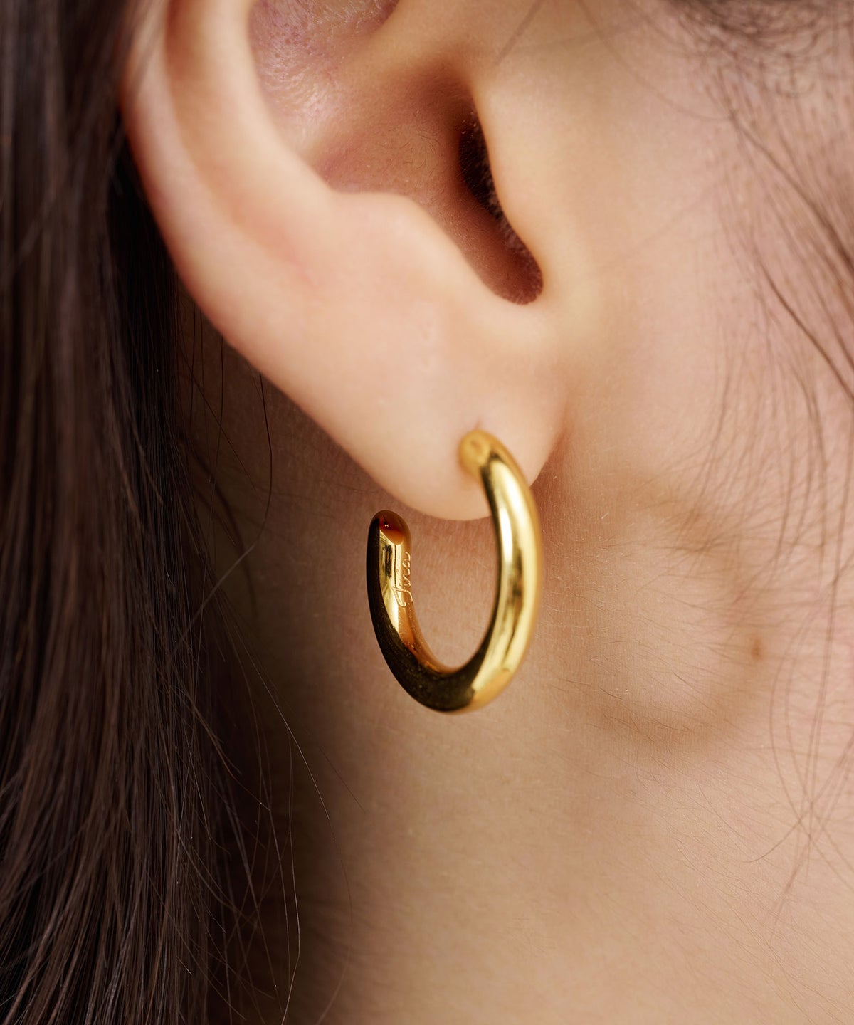 ピアス/アクセサリー/プランプフープ ステンレス ピアス TINA：JOJUN