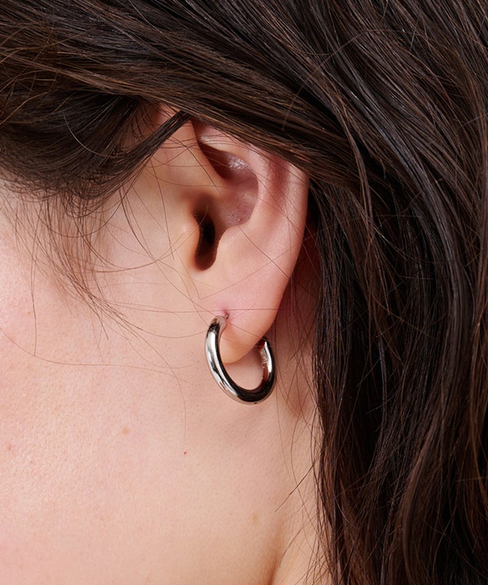 ピアス/アクセサリー/プランプフープ ステンレス ピアス TINA：JOJUN