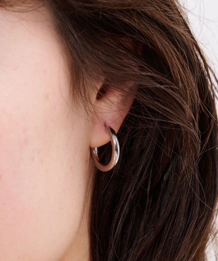 ピアス/アクセサリー/プランプフープ ステンレス ピアス TINA：JOJUN