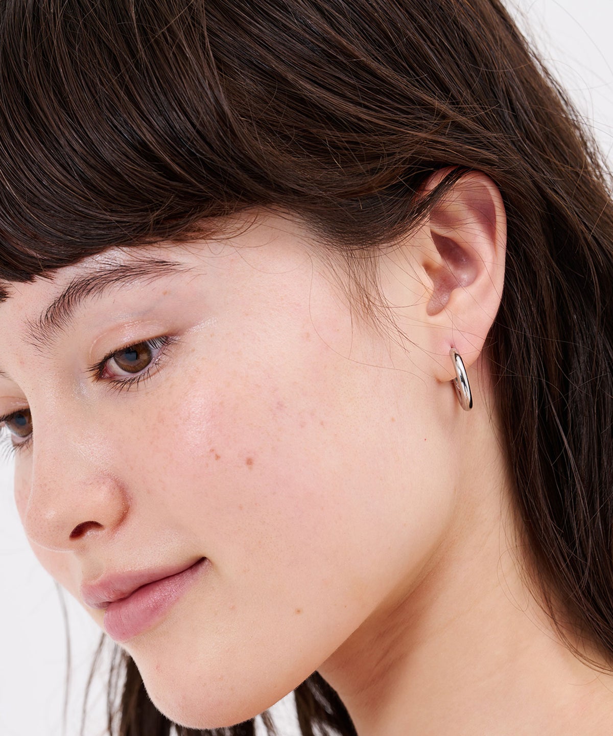 ピアス/アクセサリー/プランプフープ ステンレス ピアス TINA：JOJUN