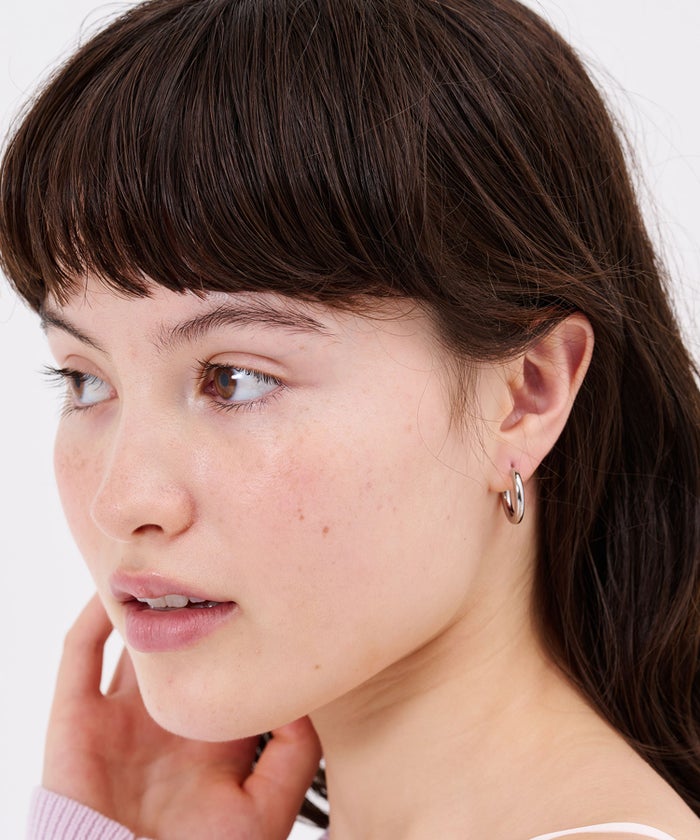 ピアス/アクセサリー/プランプフープ ステンレス ピアス TINA：JOJUN