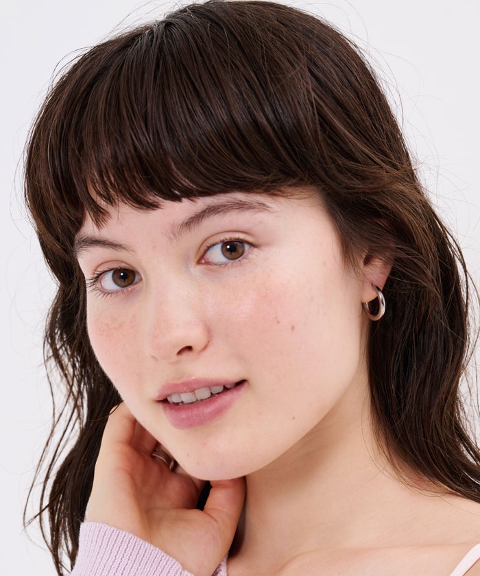 ピアス/アクセサリー/プランプフープ ステンレス ピアス TINA：JOJUN