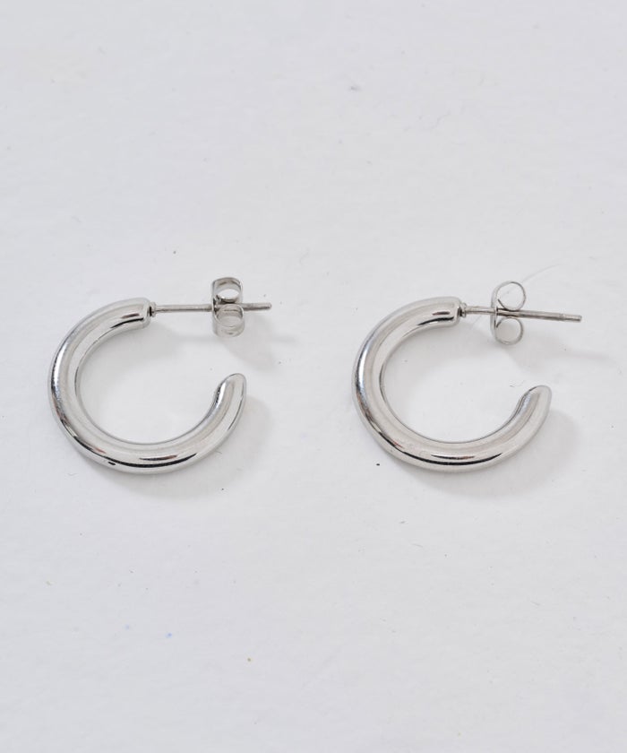 ピアス/アクセサリー/プランプフープ ステンレス ピアス TINA：JOJUN